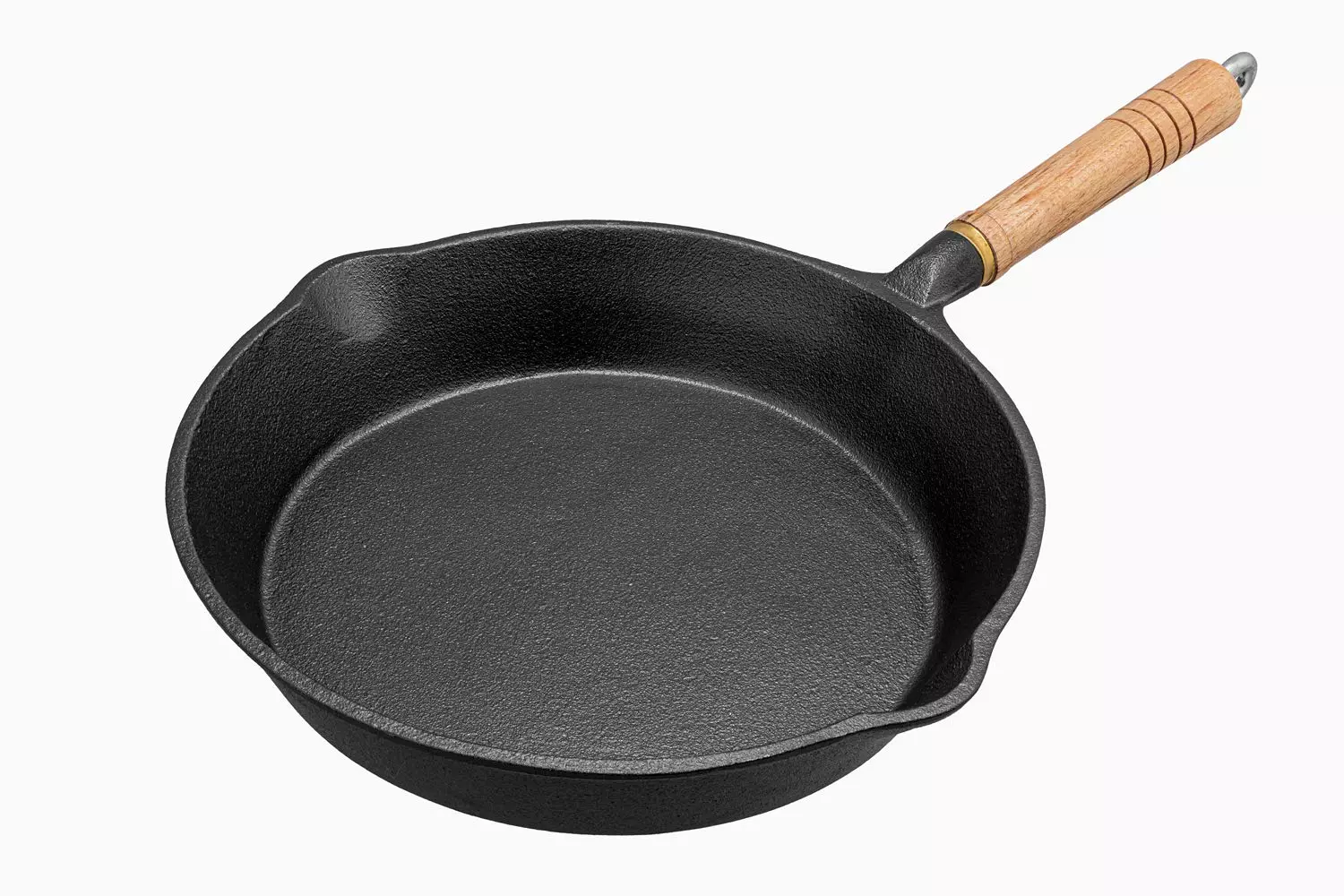 Healthy Choices Cast Iron Skillet Frying Pan 10.5 Inch, Black
